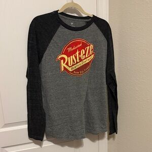 Rust-eze Raglan Graphic Tee - Gray & Dark Gray